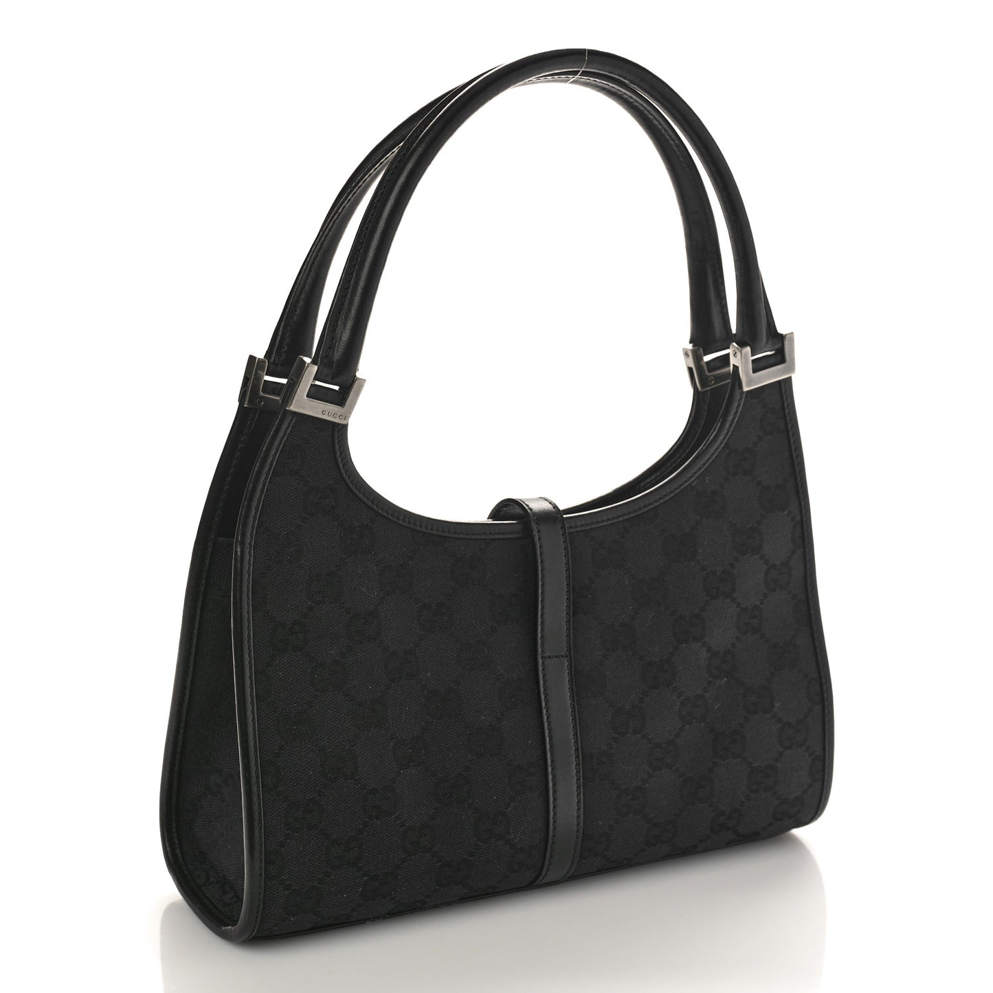 Monogram Small Bardot Black