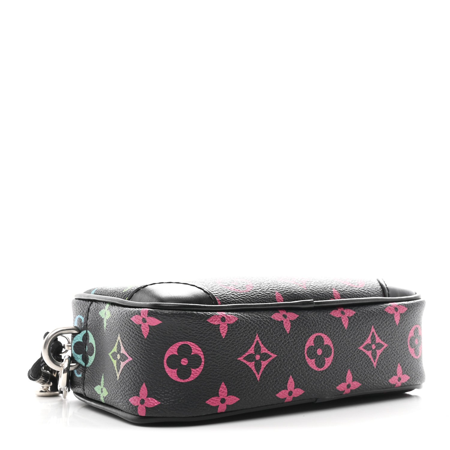 Louis Vuitton Monogram Iridescent Trocadero Wearable Wallet Black 4 of 9