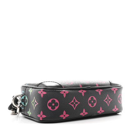 Louis Vuitton Monogram Iridescent Trocadero Wearable Wallet Black 4 of 9