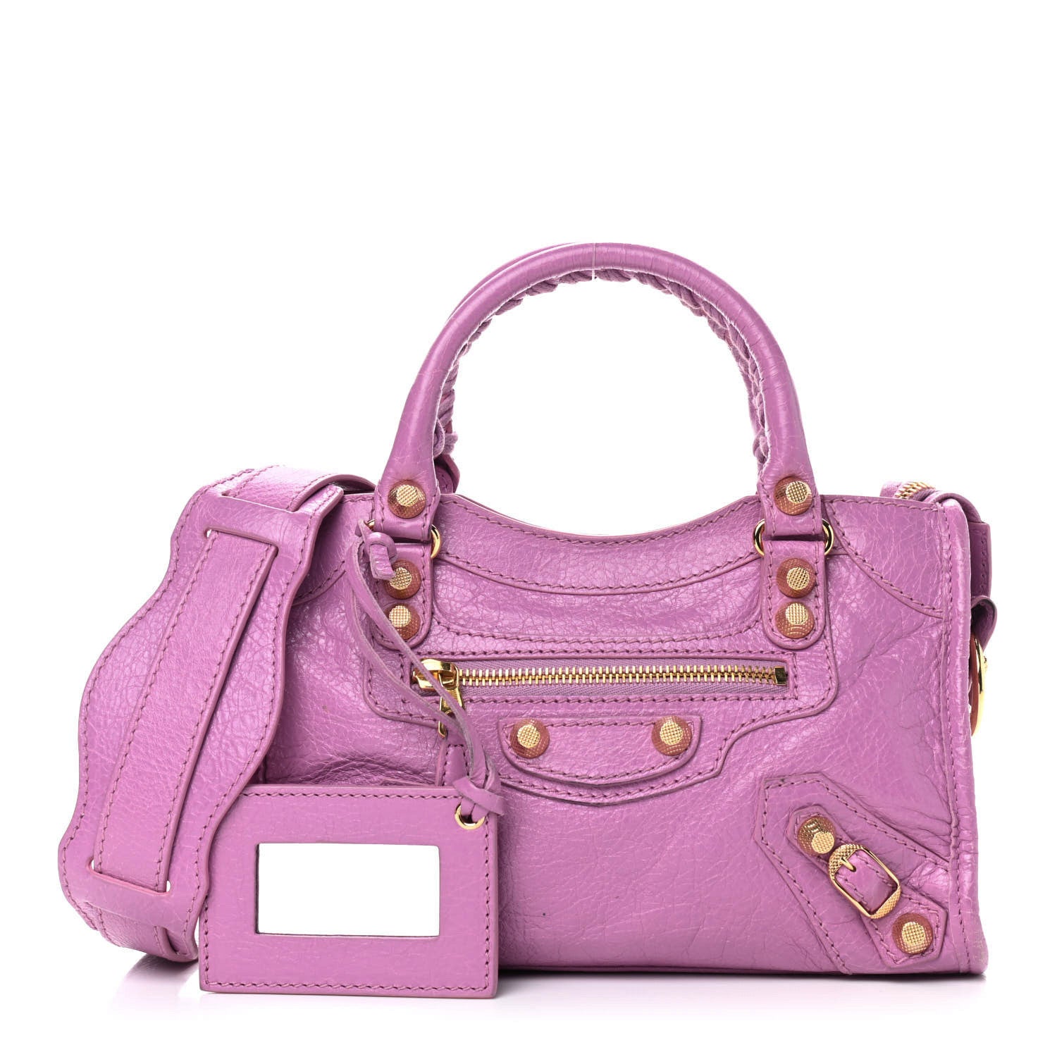 Balenciaga Agneau Giant 12 Gold Hardware Mini City Rose Berlingot 1 of 10