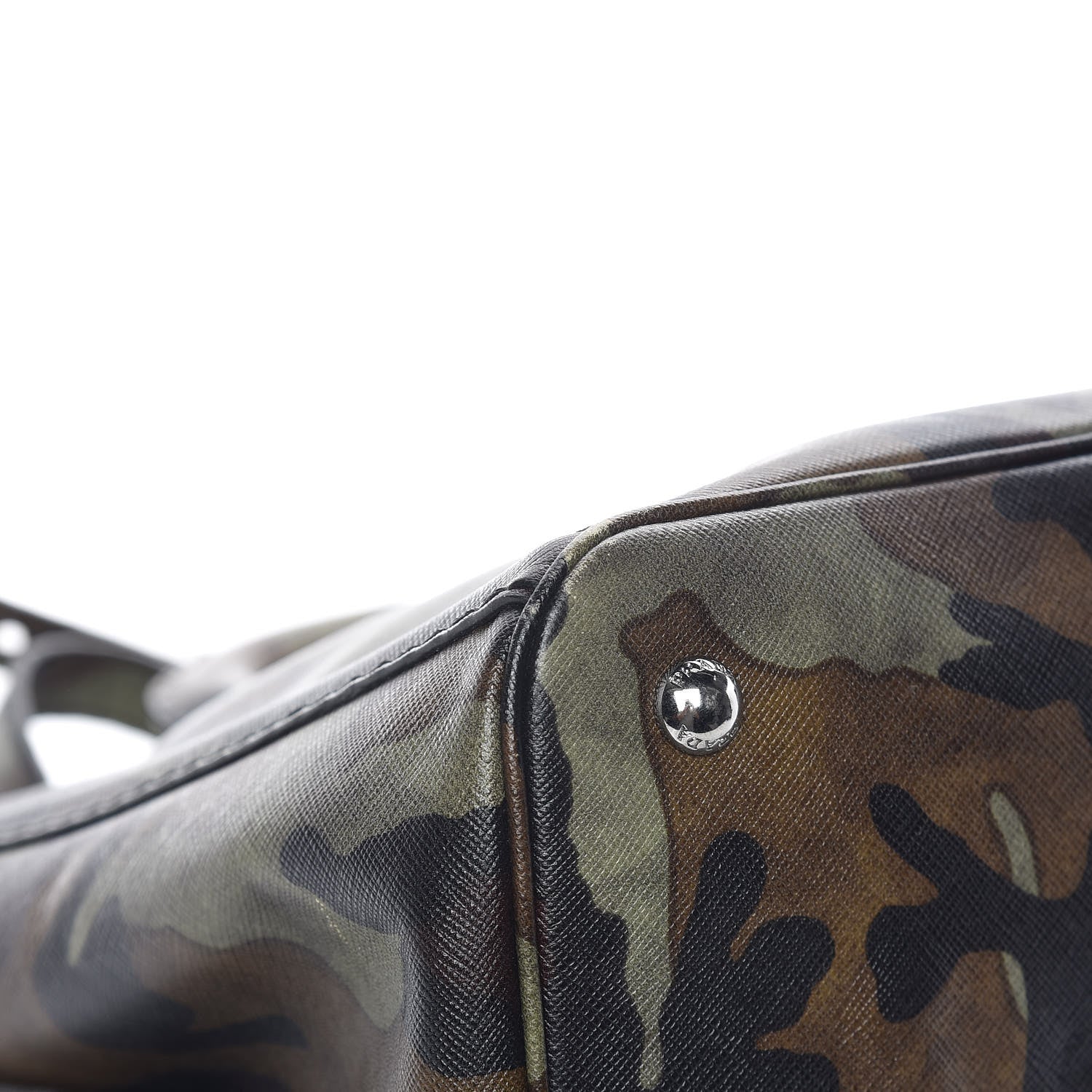 Prada Saffiano Camouflage Military Tote Mimetico 14 of 18