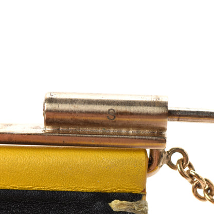 Chanel Calfskin CC Wide Cuff S Yellow 5 of 5