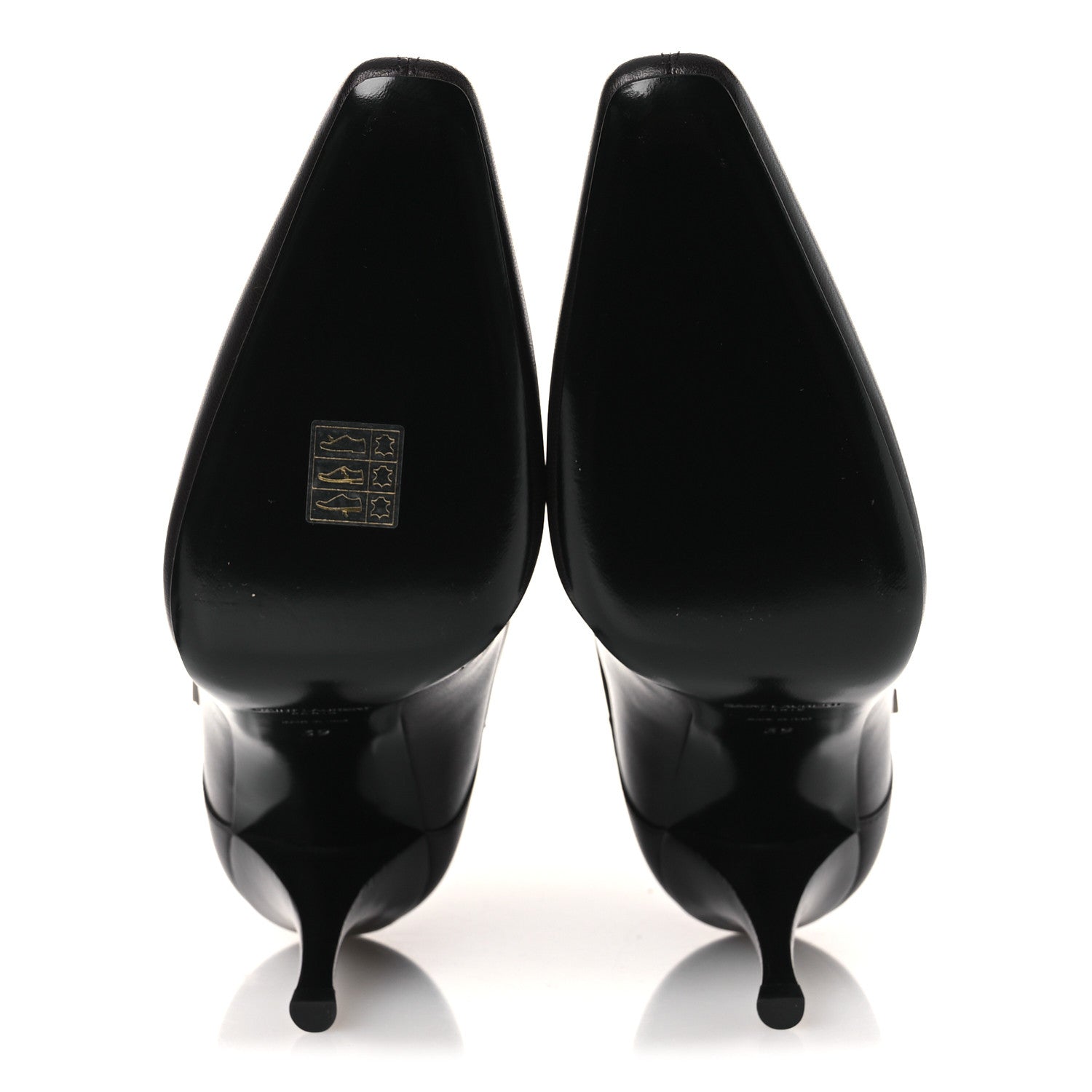 Saint Laurent Nappa Pianosa Ricky 90 Dream Booties 39 Eagle Brown 7 of 10