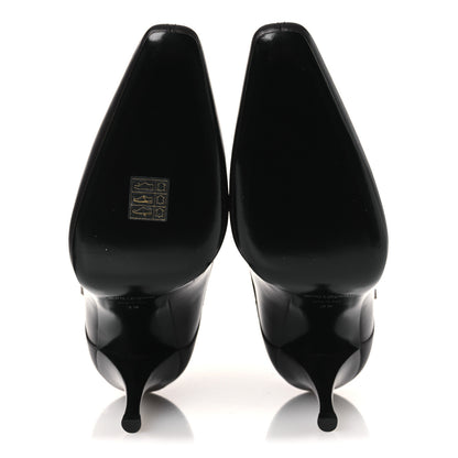 Saint Laurent Nappa Pianosa Ricky 90 Dream Booties 39 Eagle Brown 7 of 10