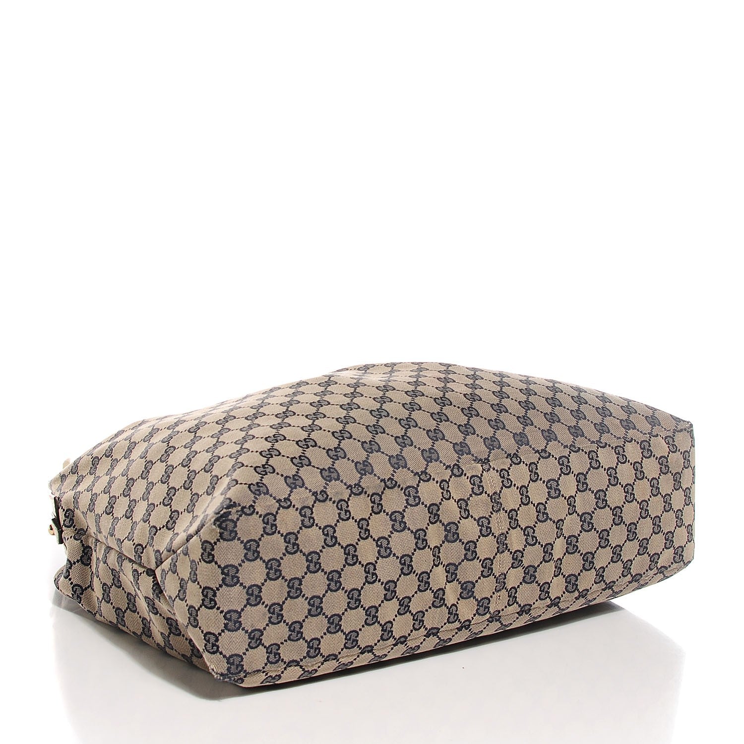 Gucci Monogram Large Horsebit Chain Hobo Navy 4 of 7