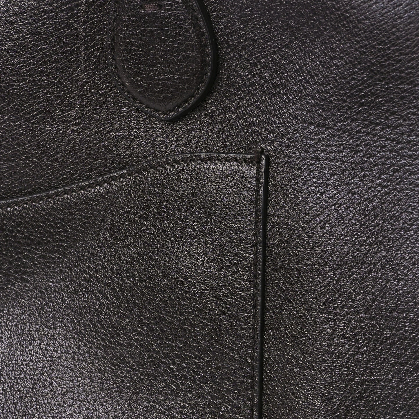 Calfskin Vintage Web Medium Satchel Dark Brown