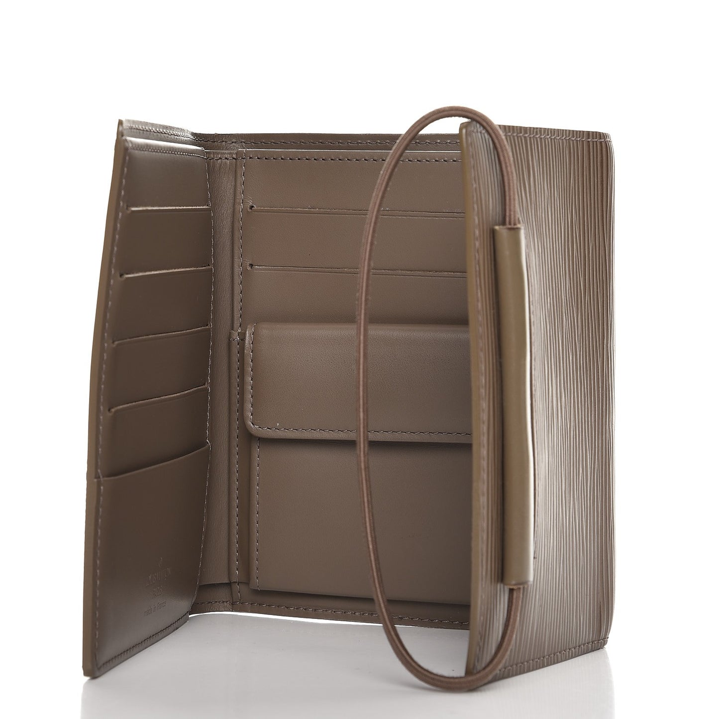 Epi Porte-Monnaie Elastique Wallet Pepper