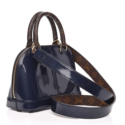 Louis Vuitton Patent Monogram Alma BB Marine 3 of 9