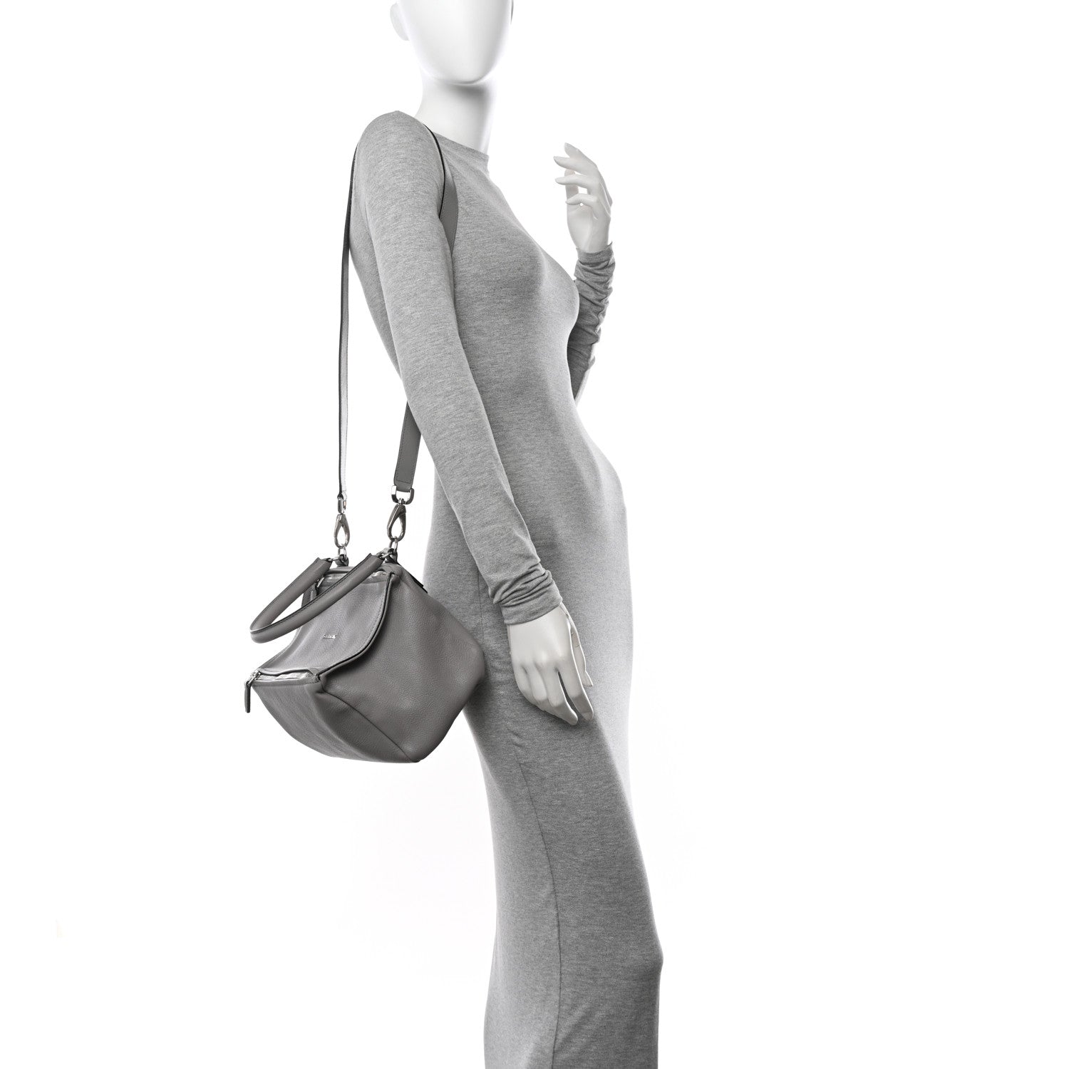 Givenchy Sugar Goatskin Medium Pandora Pearl Grey 2 of 10
