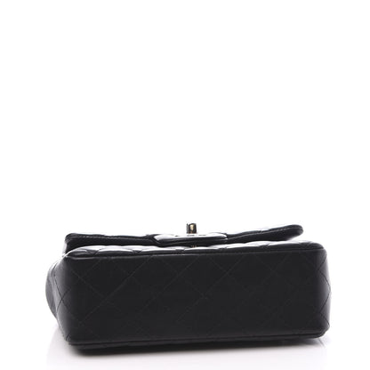 Chanel Lambskin Quilted Mini Rectangular Flap Black 3 of 10
