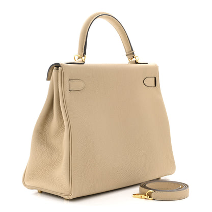 Hermes Togo Kelly Retourne 32 Trench 3 of 11