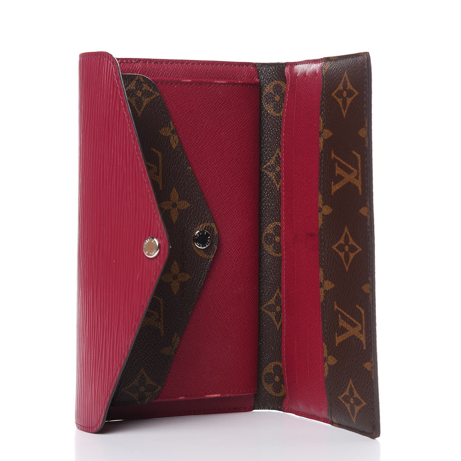 Louis Vuitton Monogram Epi Marie-Lou Long Wallet Fuchsia 5 of 13