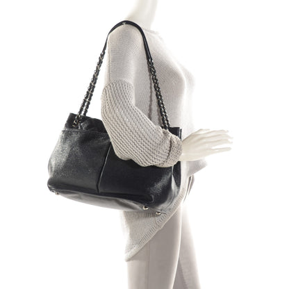 Chanel Caviar Natural Beauty Tote Navy Blue 2 of 7
