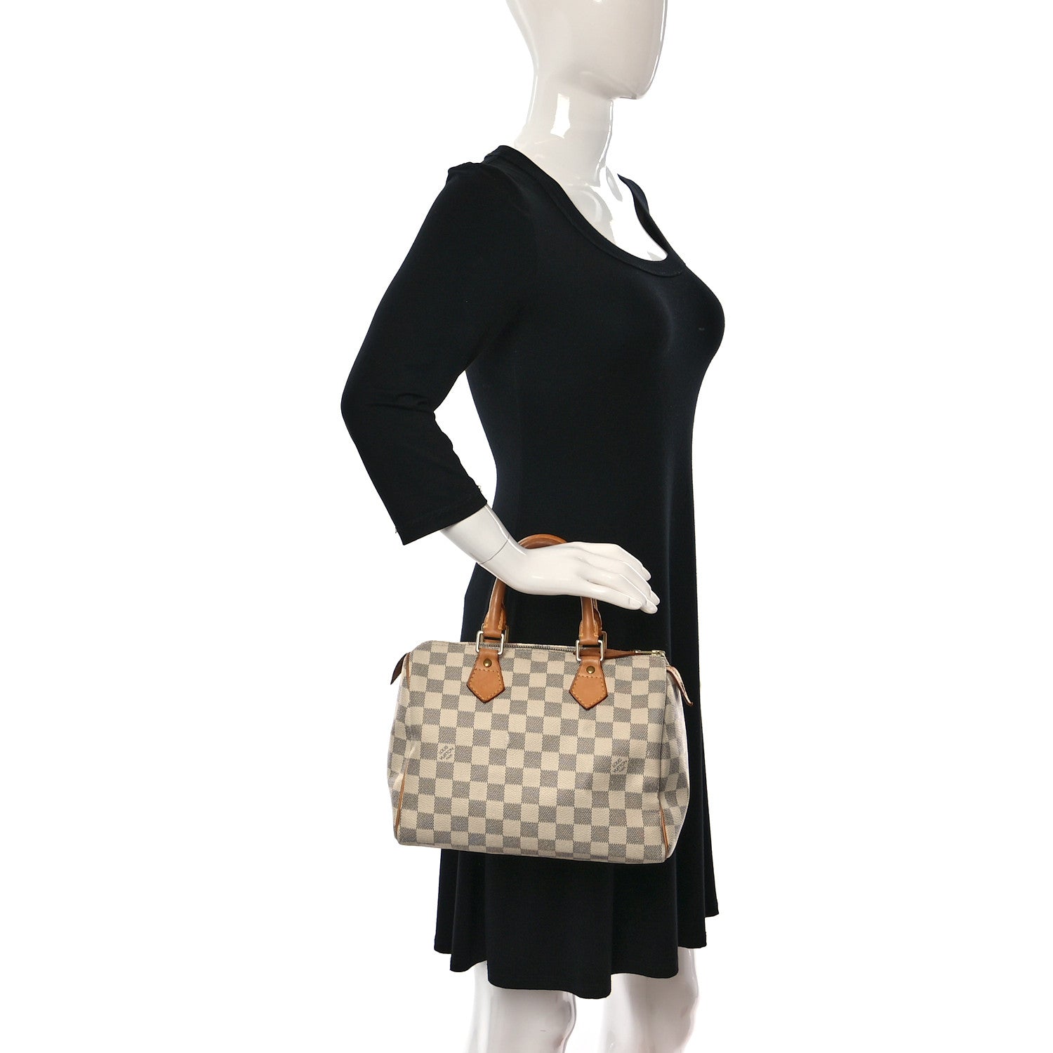 Louis Vuitton Damier Azur Speedy 25 2 of 19