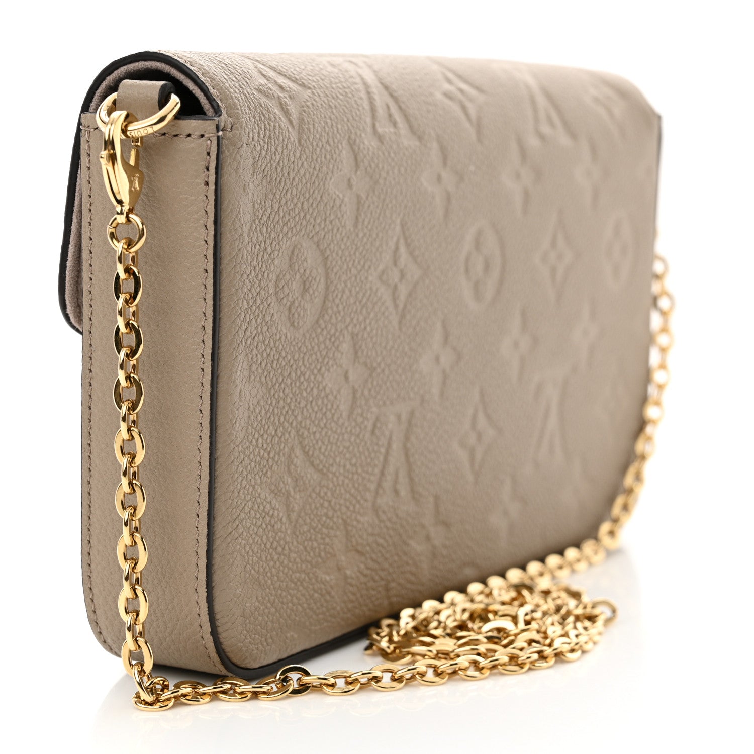 Louis Vuitton Empreinte Pochette Felicie Chain Wallet Tourterelle 4 of 11