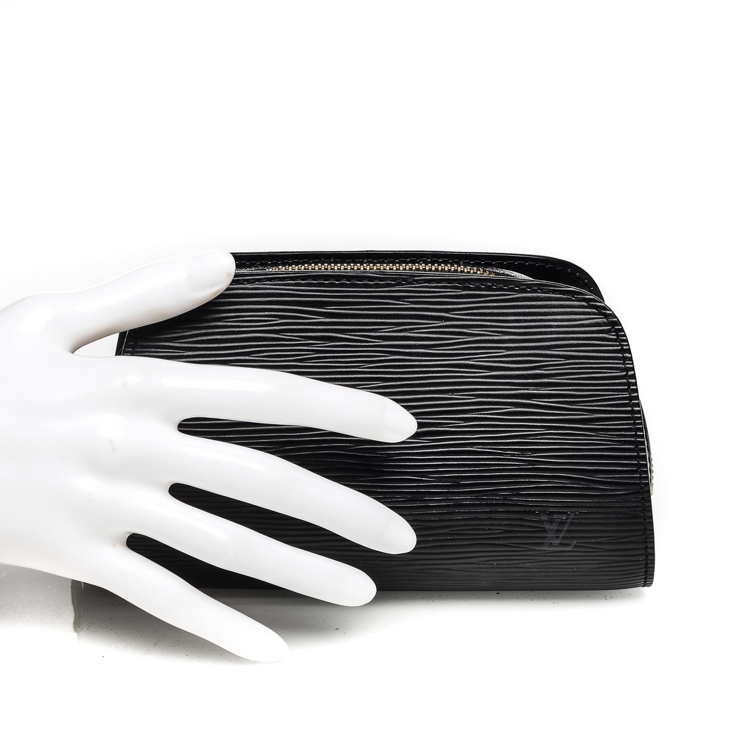 Louis Vuitton Epi Dauphine 17 Cosmetic Pouch Black 2 of 6
