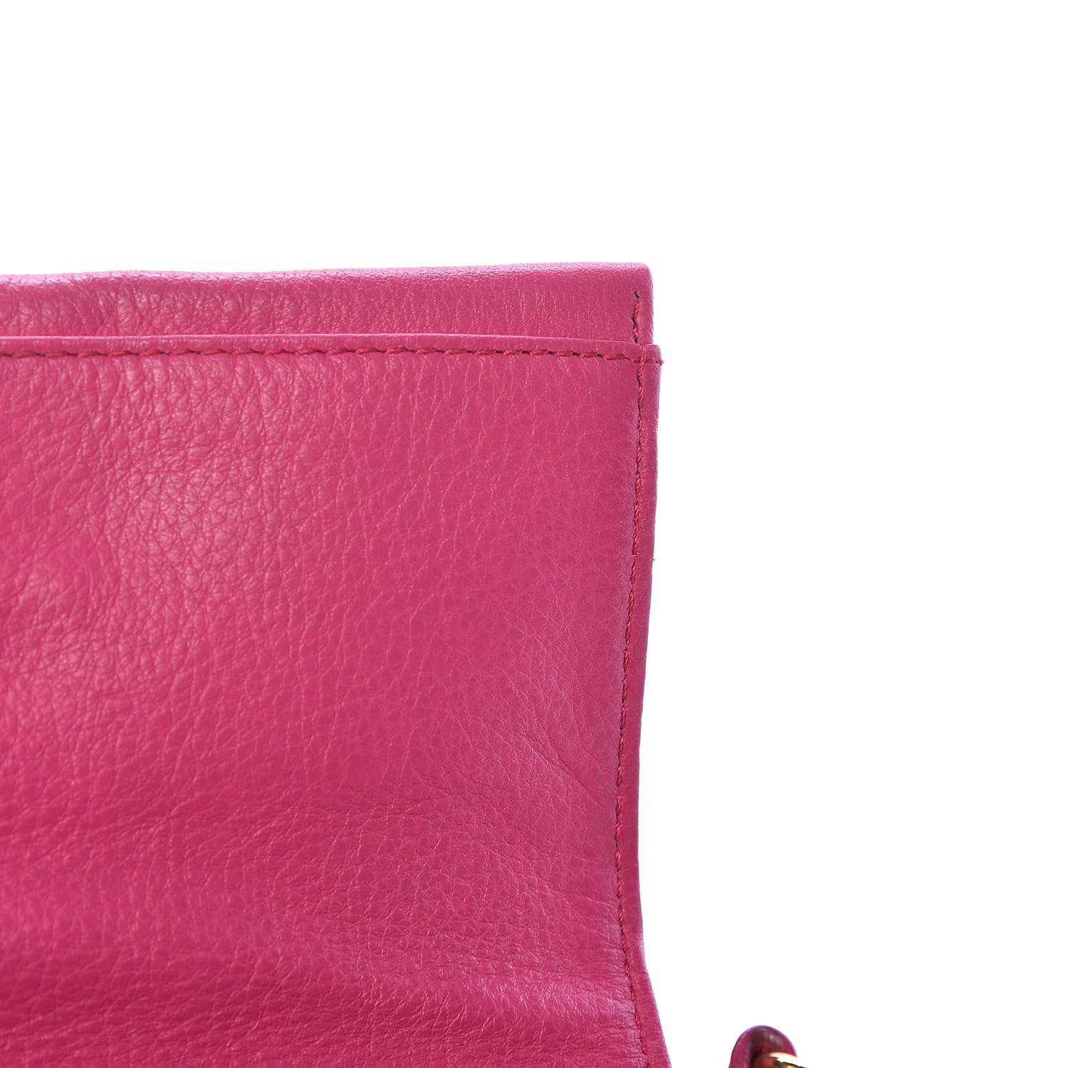Fendi Vitello Flamingo Fendista Pouchette Crossbody Lampone 10 of 17