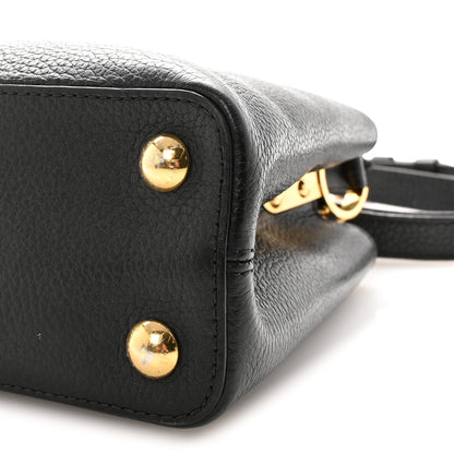 Louis Vuitton Taurillon Capucines BB Black 9 of 9