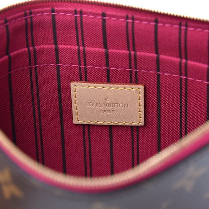 Louis Vuitton Monogram Neverfull MM GM Pochette Pivoine 6 of 9