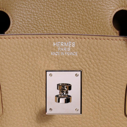 Hermes Taurillon Clemence Birkin 40 Tabac Camel 7 of 10