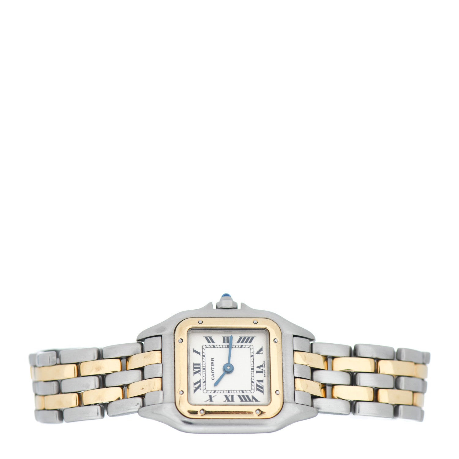 Cartier Stainless Steel 18K Yellow Gold 22mm Panthere Quartz Watch 2 of 4