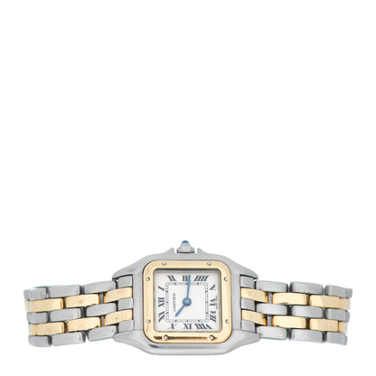 Cartier Stainless Steel 18K Yellow Gold 22mm Panthere Quartz Watch 2 of 4