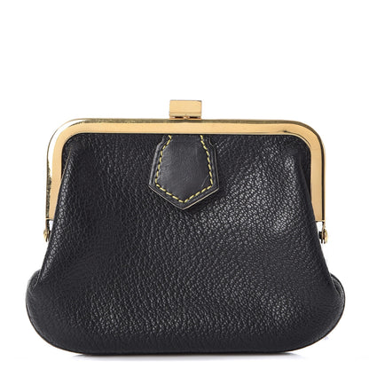 Louis Vuitton Suhali Porte-Monnaie Coin Purse Black 1 of 8