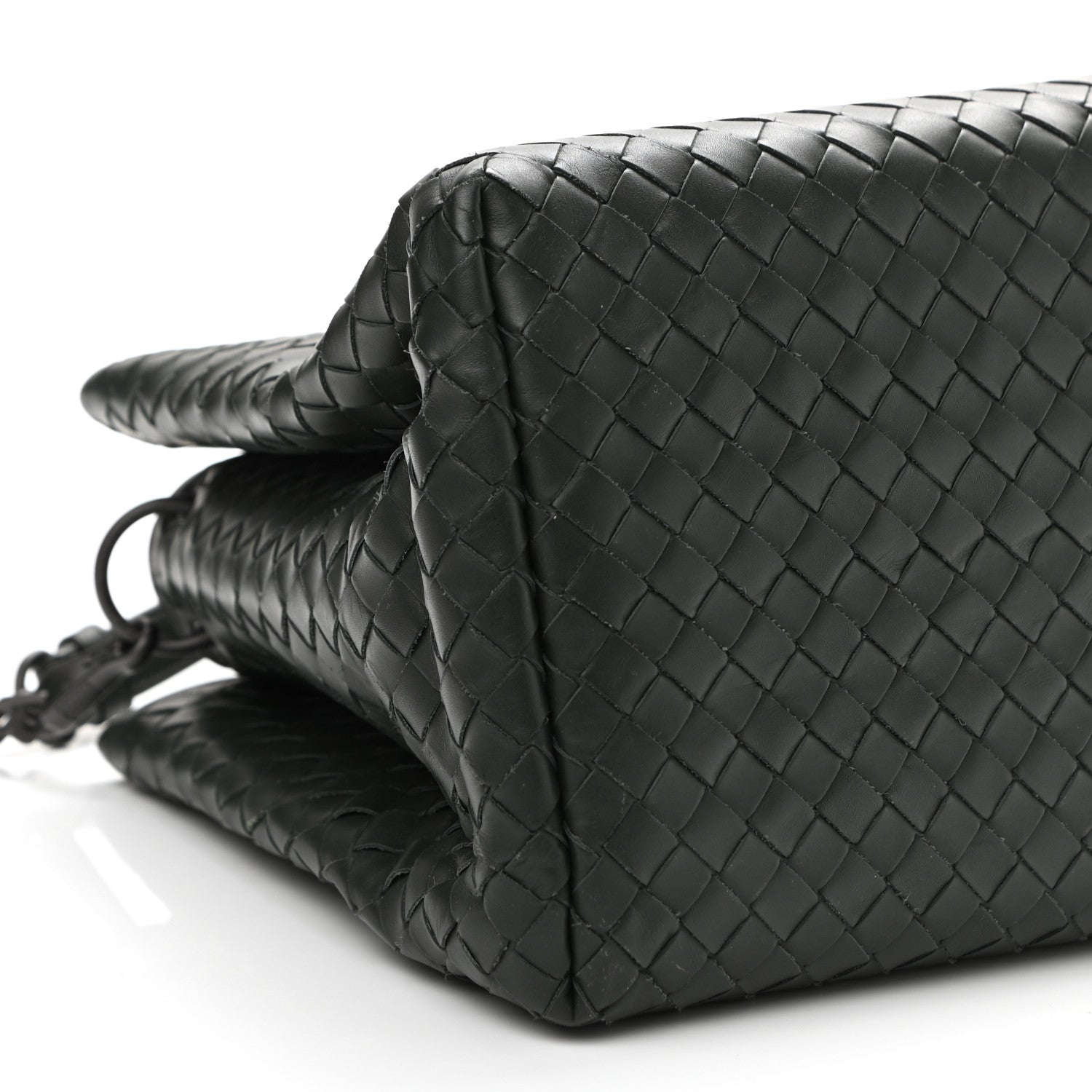 Bottega Veneta Nappa Intrecciato Small Roma Tote Dark Green 9 of 11
