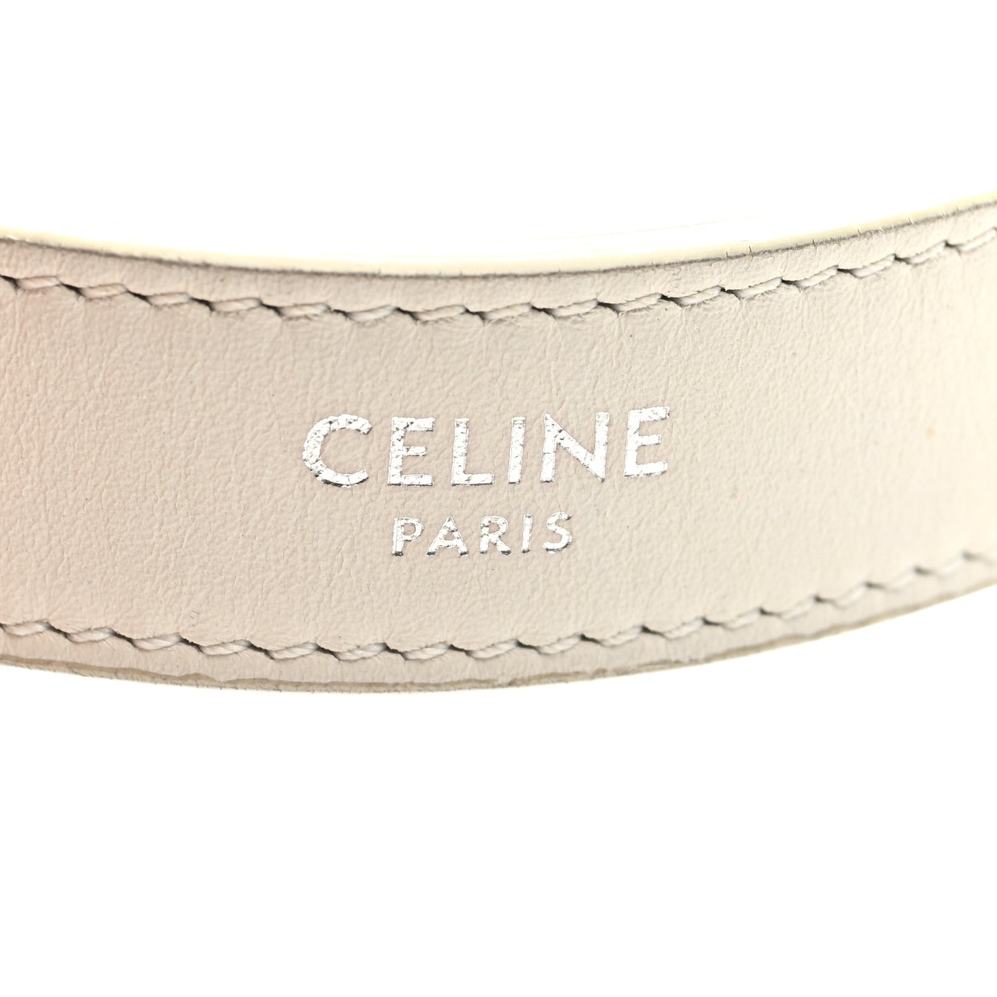 Smooth Calfskin Ava Logo Shoulder Bag White