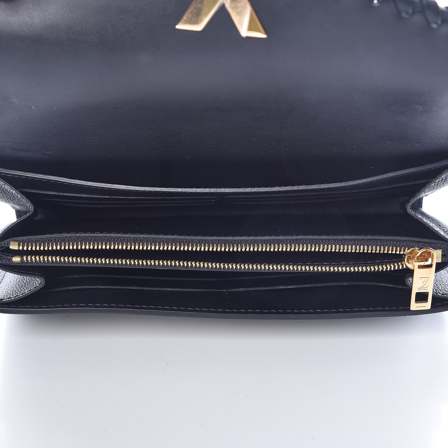 Louis Vuitton Monogram Cuir Plume Very Wallet Black 5 of 13