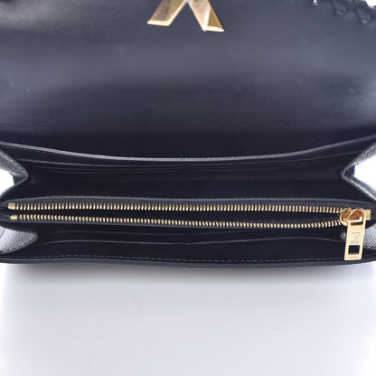 Louis Vuitton Monogram Cuir Plume Very Wallet Black 5 of 13