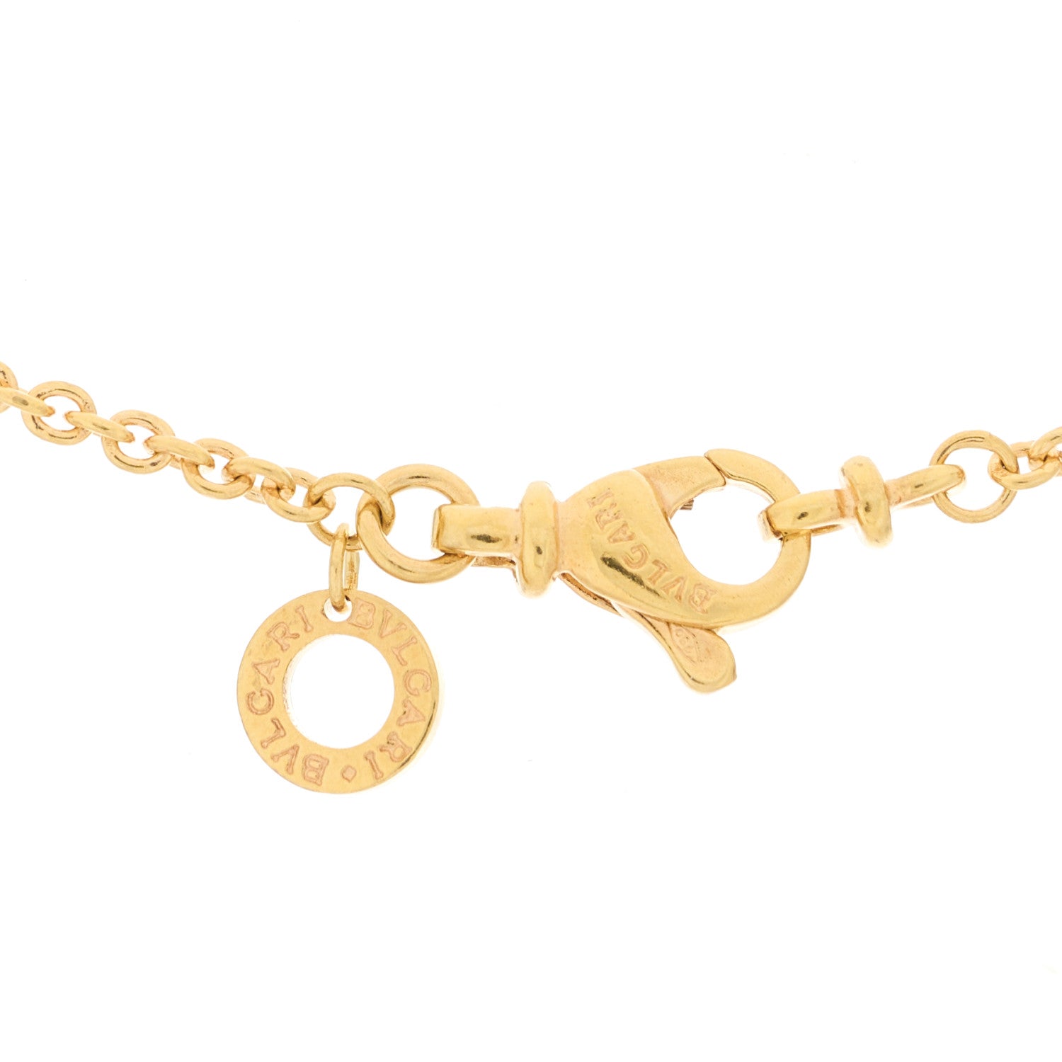Bulgari 18K Yellow Gold 1.75mm Chain Necklace 16" 5 of 5