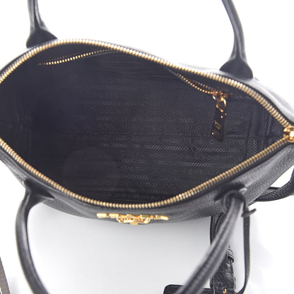 Prada Vitello Daino Tote Black 5 of 14