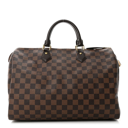 Louis Vuitton Damier Ebene Speedy 35 1 of 12