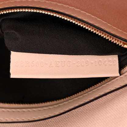 Fendi Canvas Vitello King FF Embroidered Baguette Rosa Quarzo Bloody Mary Multicolor 7 of 11