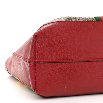 Gucci GG Supreme Monogram Flora Web Large Ophidia Tote Red 8 of 12