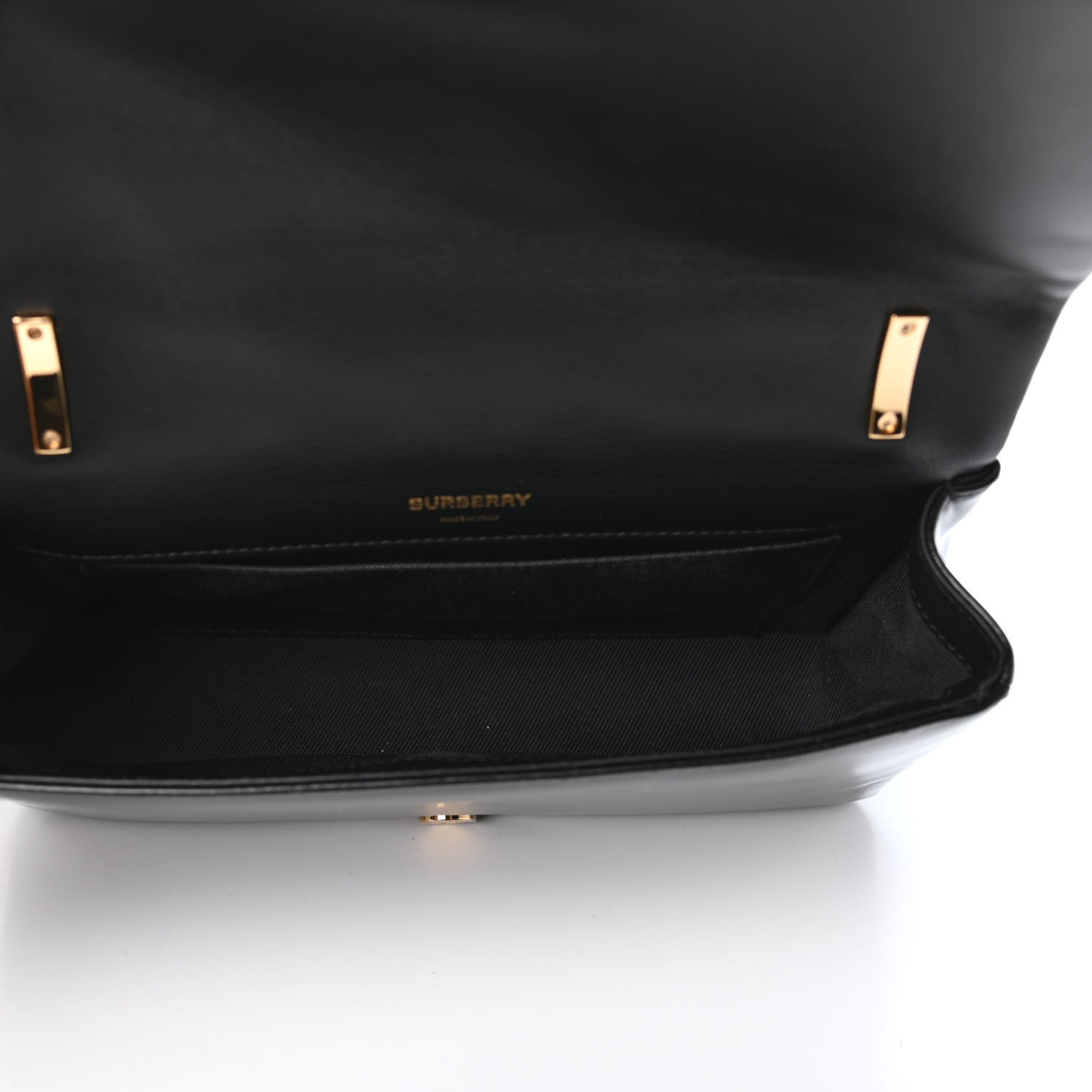 Burberry Patent Quilted Horseferry Print Small Lola Bag Black 4 of 4