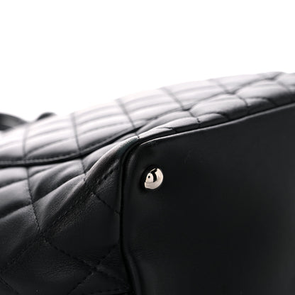 Chanel Calfskin Quilted Medium Cambon Tote Black 10 of 20