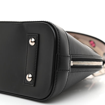 Louis Vuitton Epi Jacquard Alma BB Black 7 of 7