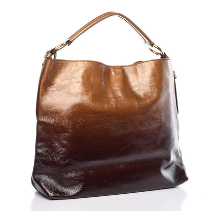 Prada Vernice Sfumata Shoulder Bag Blond Mordore 3 of 9