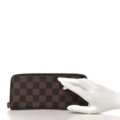 Louis Vuitton Damier Ebene Clemence Wallet Cherry 2 of 6