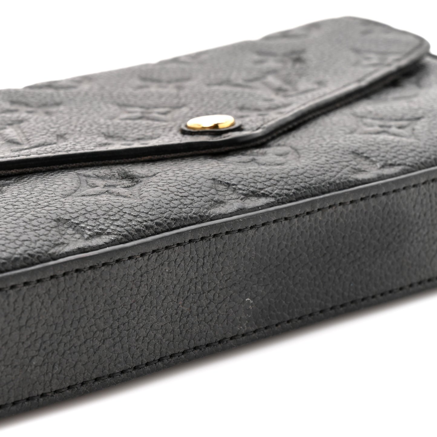 Empreinte Pochette Felicie Chain Wallet Black