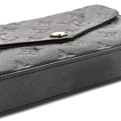 Louis Vuitton Empreinte Pochette Felicie Chain Wallet Black 11 of 11