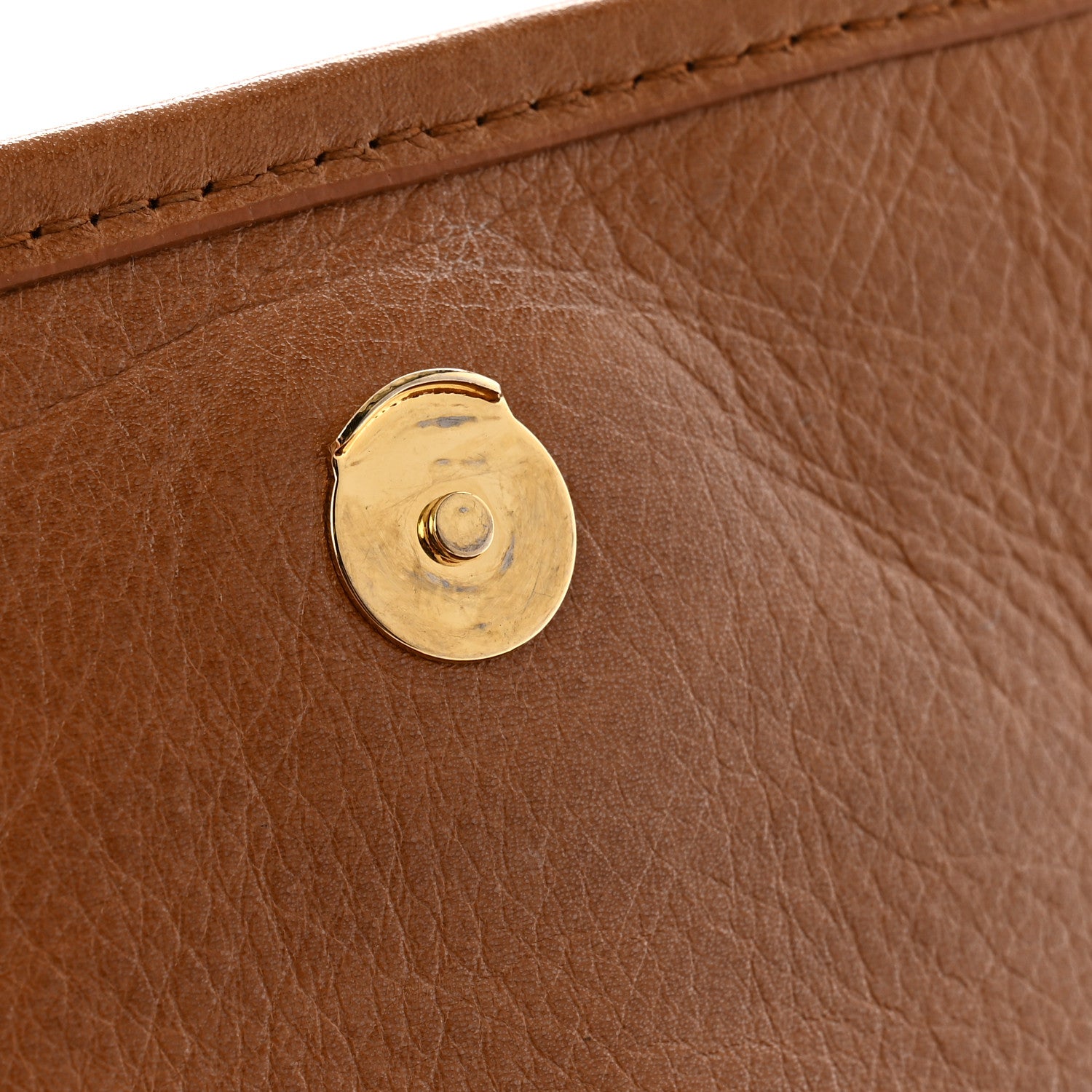 Saint Laurent Crinkled Calfskin Matelasse Monogram Baby Niki Chain Satchel Light Caramel 12 of 12