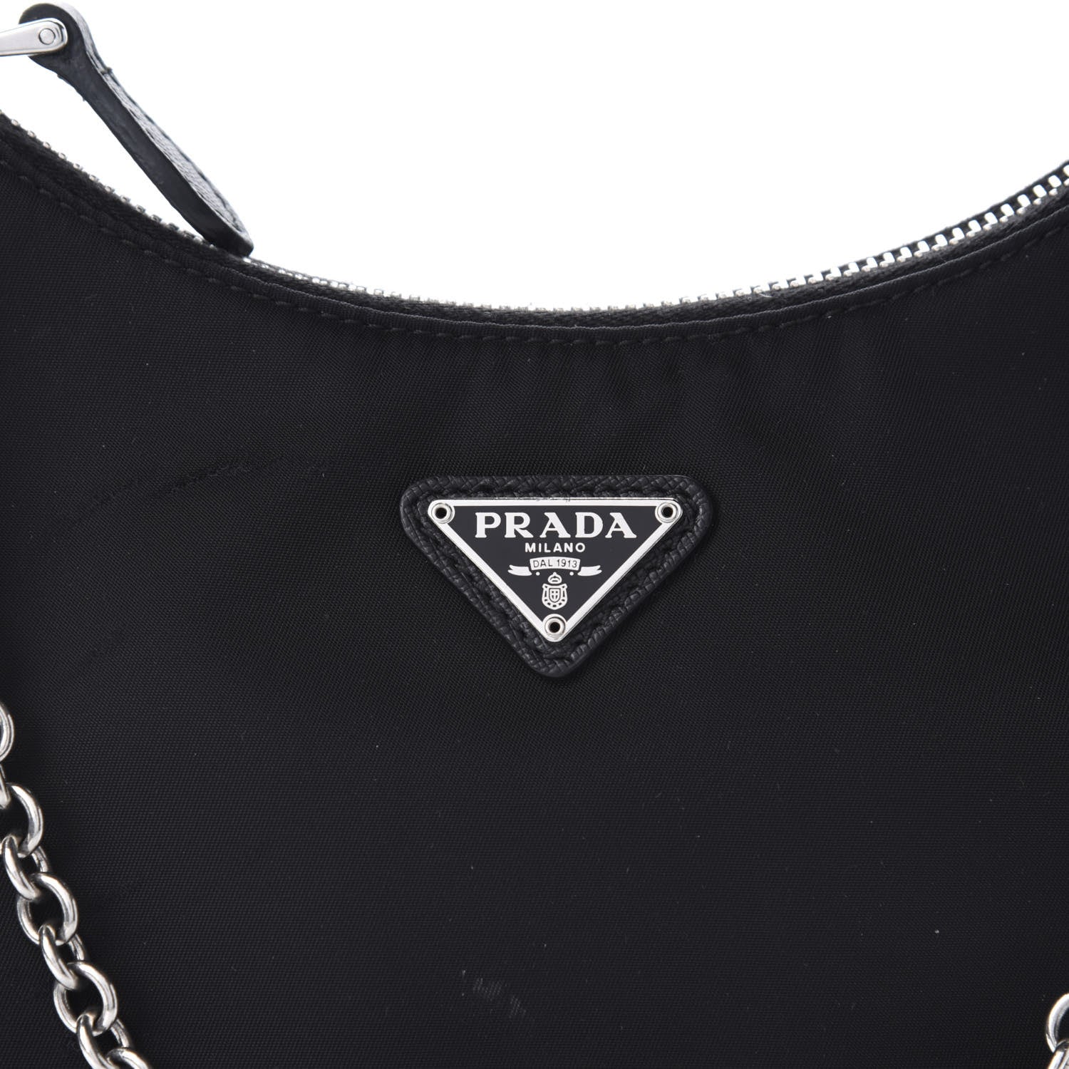 Prada Nylon Re-Edition 2005 Shoulder Bag Black 11 of 12