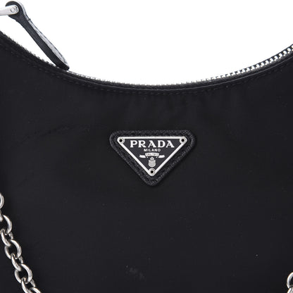 Prada Nylon Re-Edition 2005 Shoulder Bag Black 11 of 12