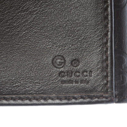Gucci Guccissima Eclipse Continental Flap Wallet Dark Brown 6 of 9