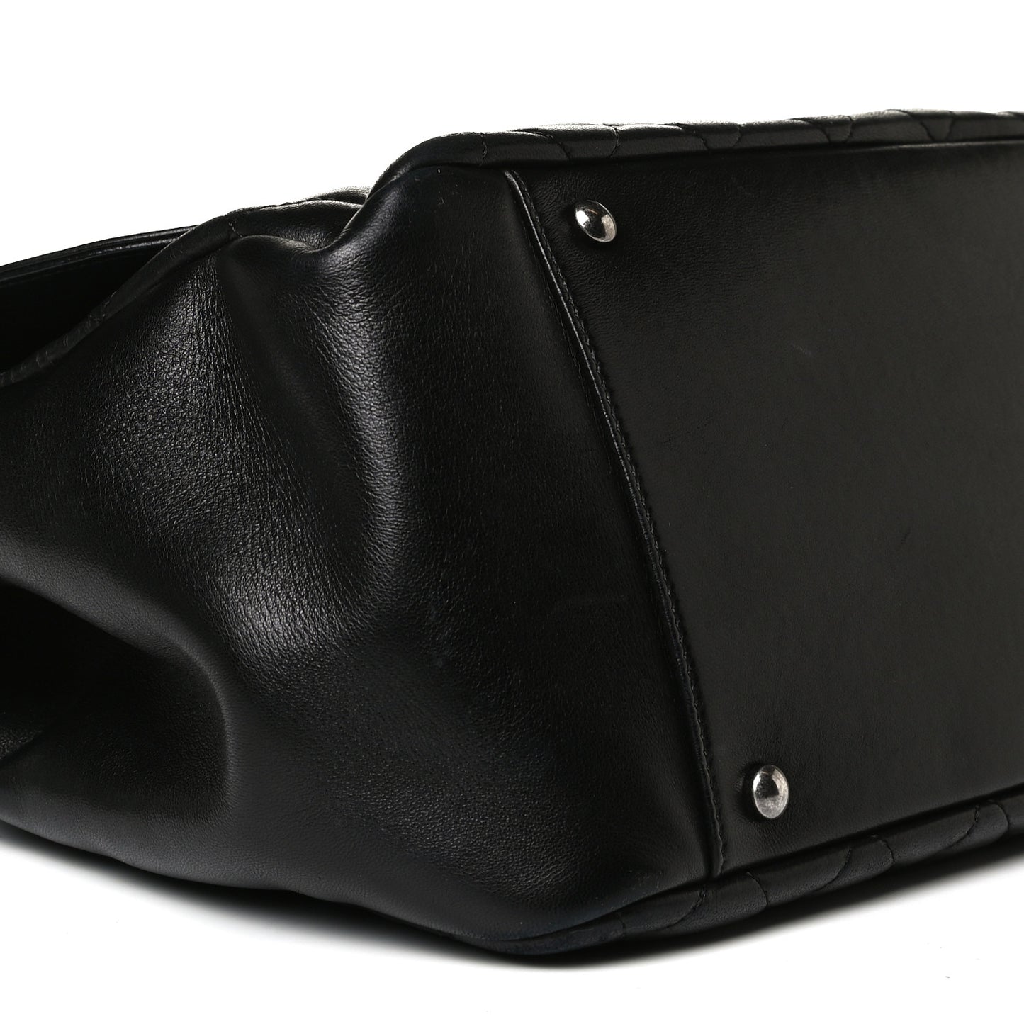Lambskin Quilted Large Antik Boy Flap Black
