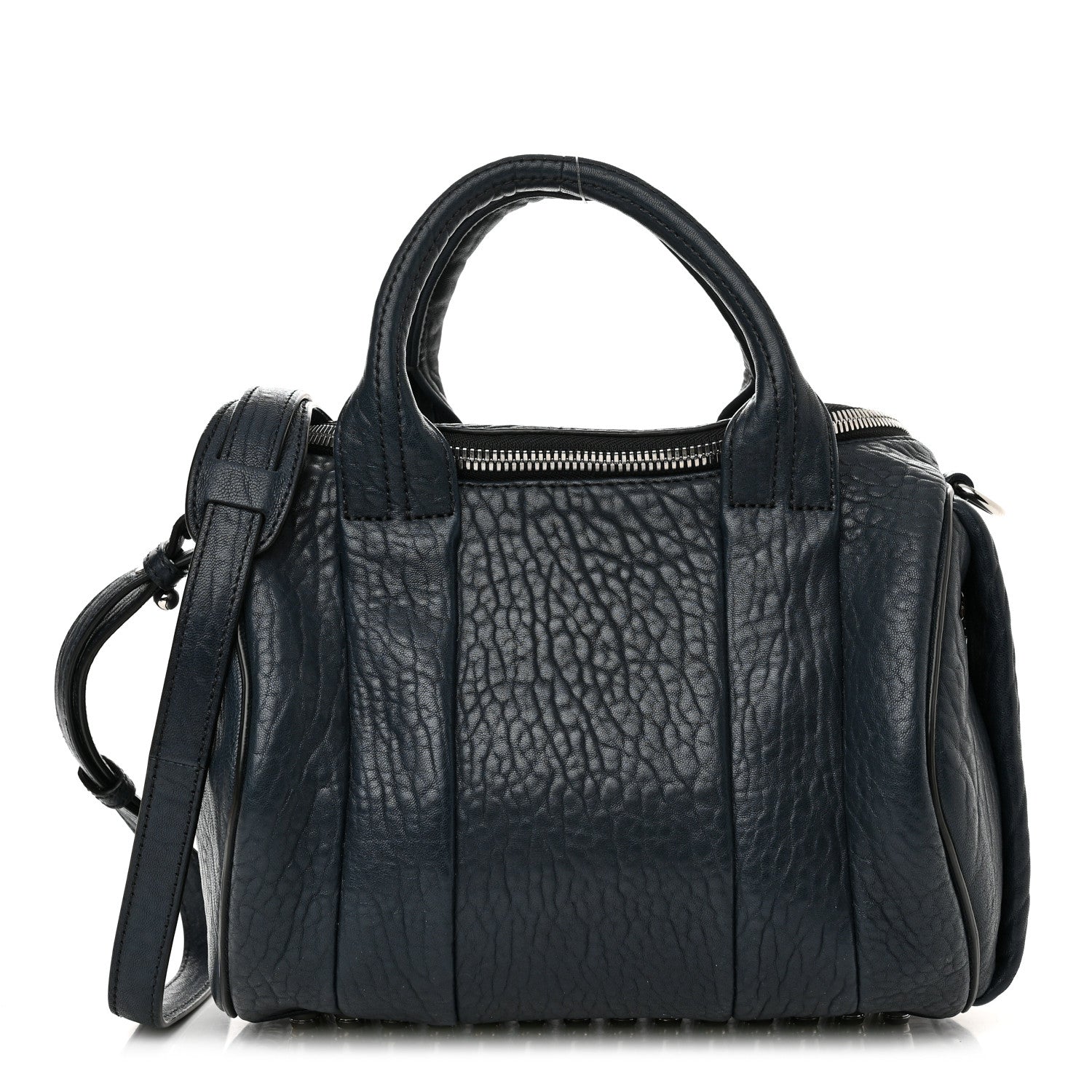 Alexander Wang Pebbled Lambskin Rockie Neptune Rhodium Hardware 1 of 9