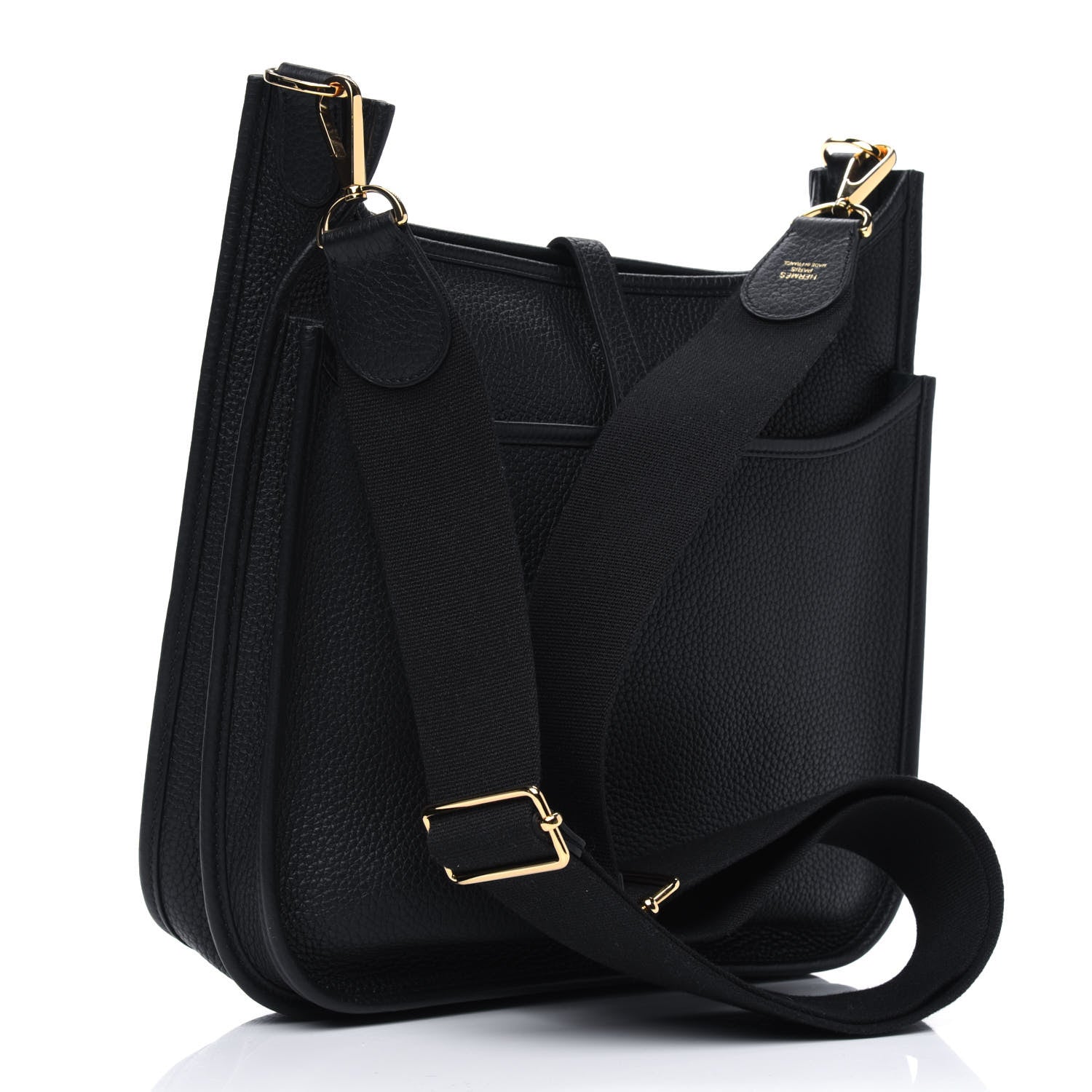 Hermes Taurillon Clemence Evelyne III PM Black 3 of 12